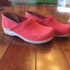 Strawberry red Danksos, size 40, used condition
